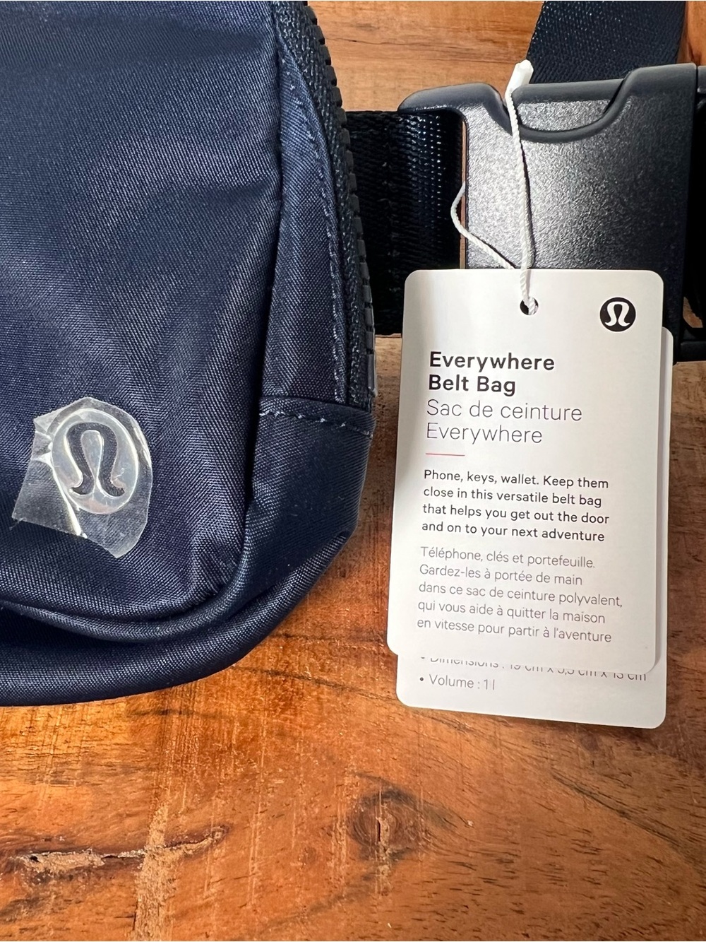 Lululemon Everywhere Belt Bag True Navy Blue Waist Pack - Picture 3 of 7